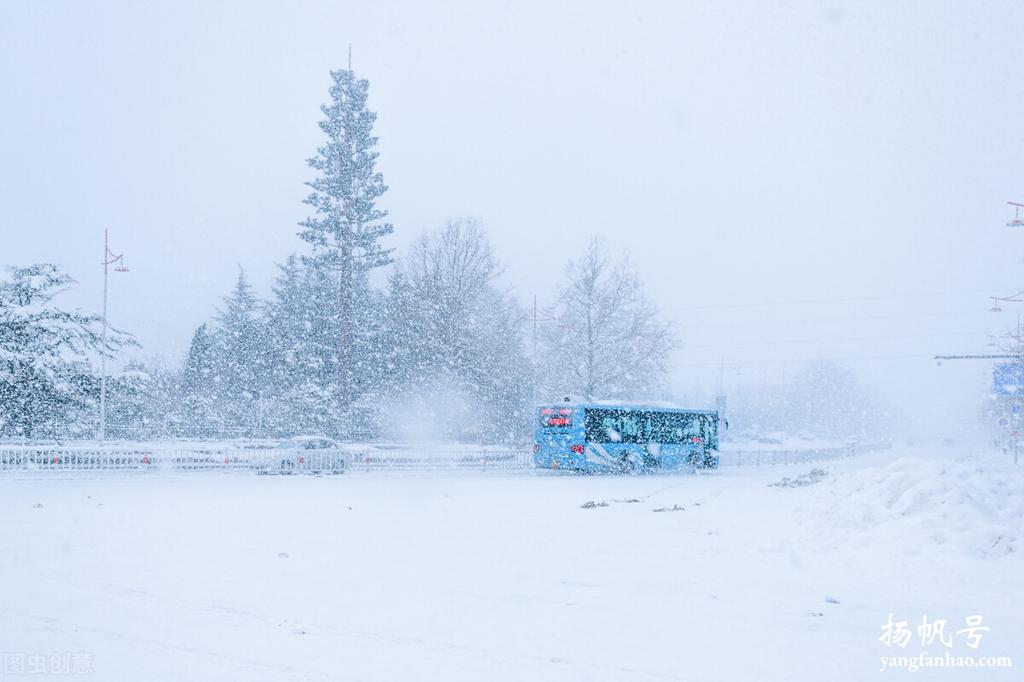 内蒙古等地大雪 雪没小腿 通辽市因遭遇特大暴雪 学校停课机场关闭