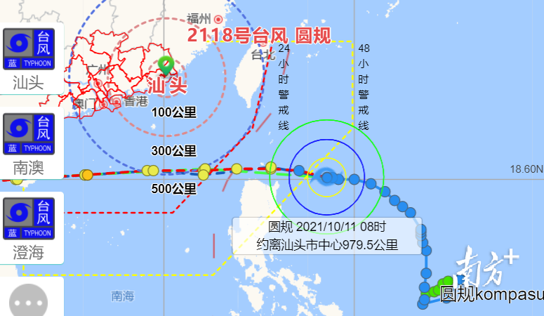 滚动 | 台风黄色预警生效中，汕头全市1117艘渔船全部回港避风