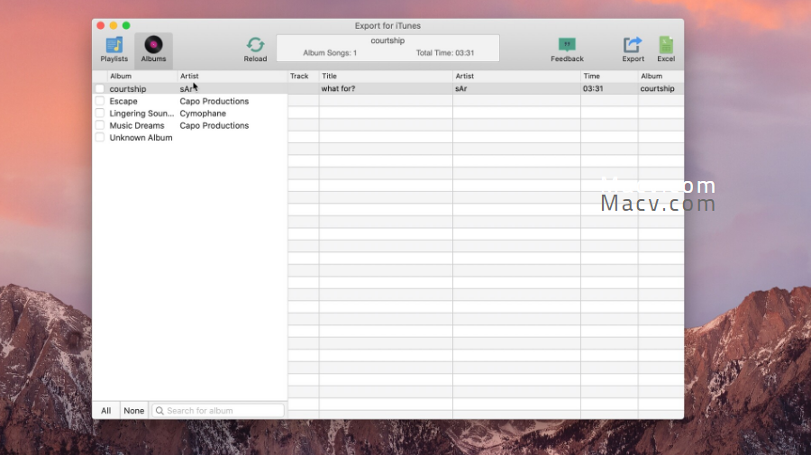 Export for iTunes Mac安装教程(音乐文件管理软件)