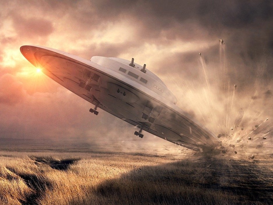 曼特尔事件：美军战机追击UFO，坠毁前飞行员看到巨大金属飞行器