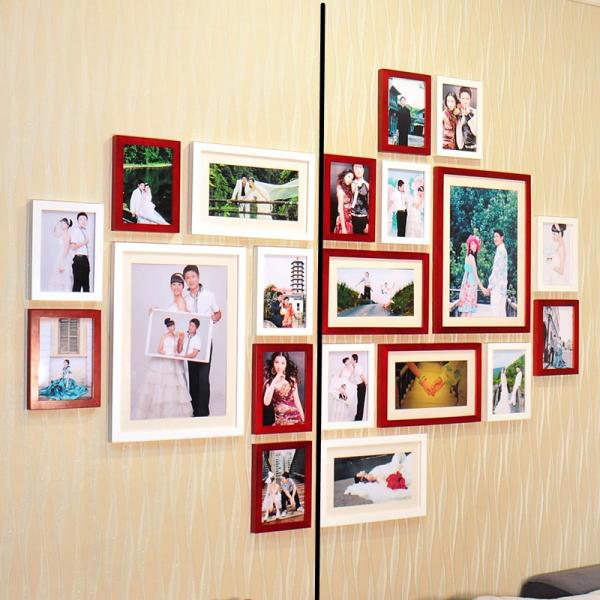 照片墙的设计和摆放图片（家庭照片墙设计效果图）