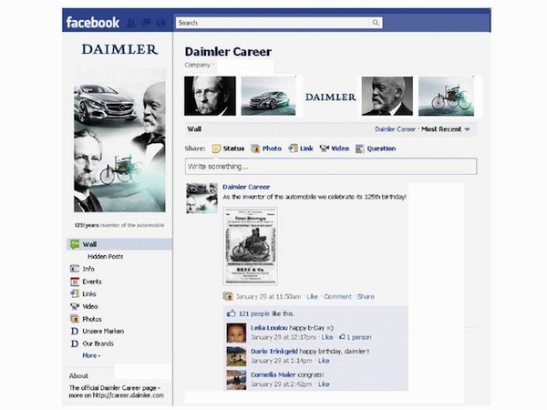 看戴姆勒（德）如何构建品牌社会化媒体整合营销生态圈