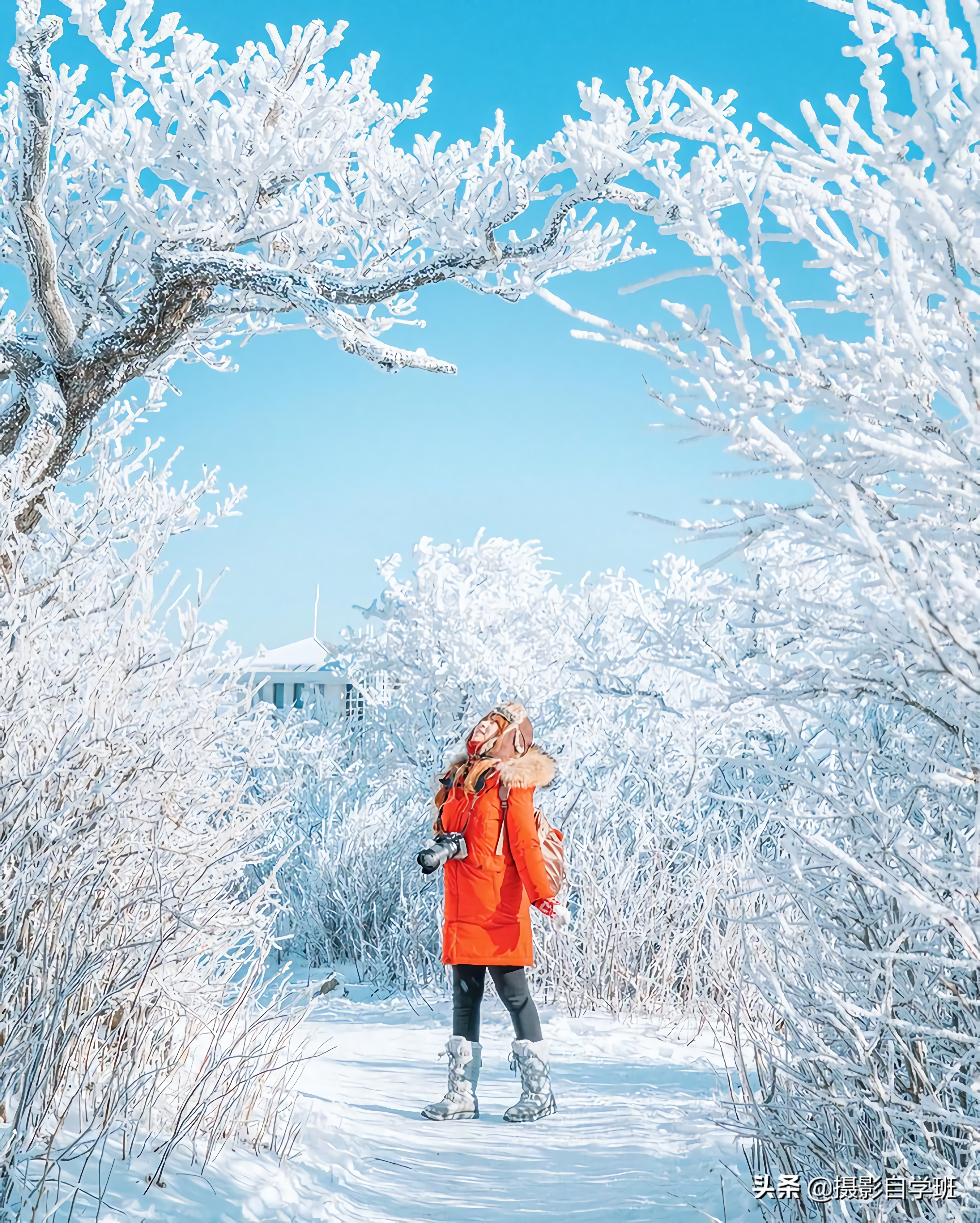 9个户外雪景人像摄影技巧，满足冬天拍摄所需，这么拍照片更精彩