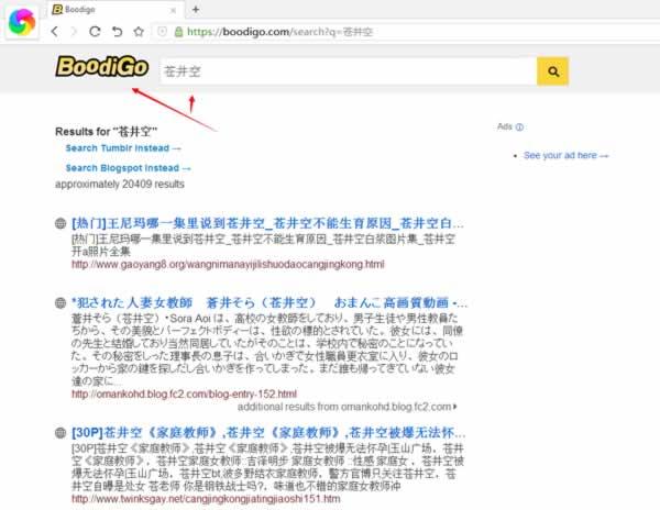 boodigo搜索引擎比谷歌还厉害的成人搜索引擎！