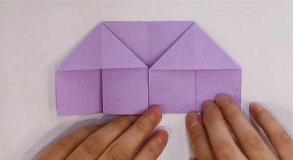 立体小房子折纸教程