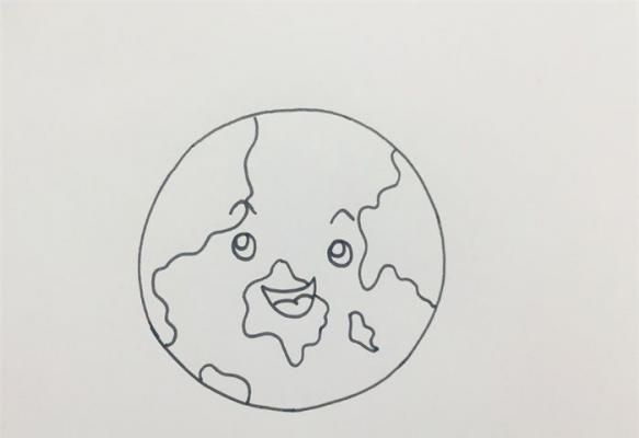 地球怎么画好看