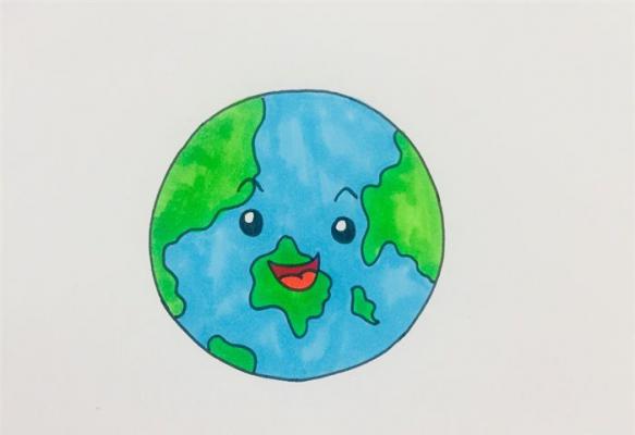 地球怎么画好看