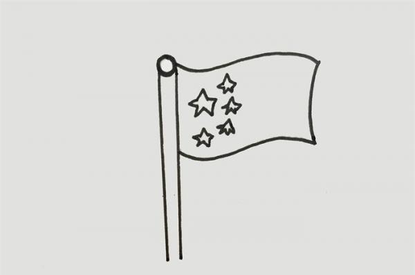 怎么画国旗好看又简单