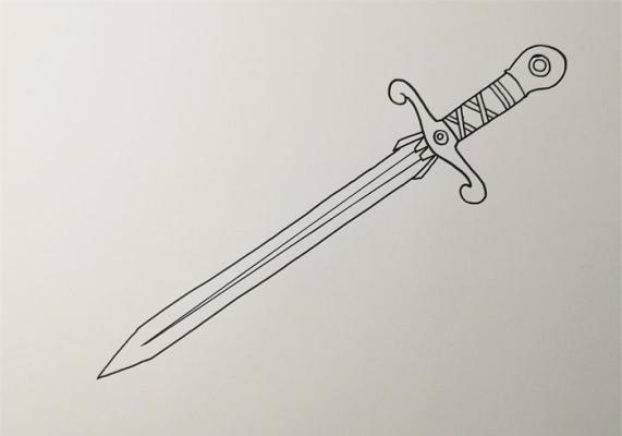 剑怎么画帅气 长剑图片