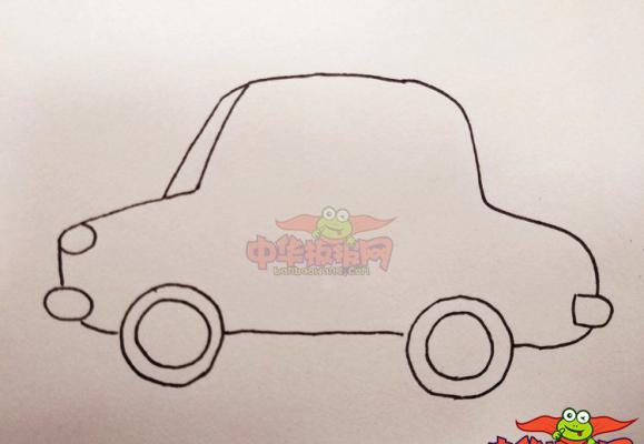 小汽车怎么画，幼儿小汽车简笔画彩色
