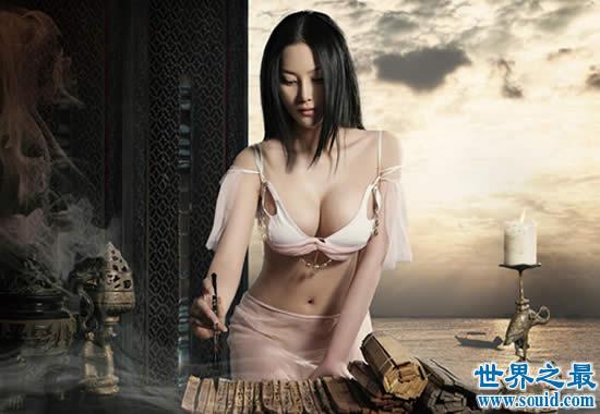 中国十大超性感美女，柳岩E罩身材居首位(喷血图片)