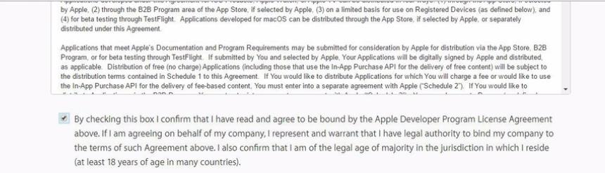 苹果开发者账号申请流程