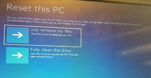 在不知道密码的情况下重置Windows 10