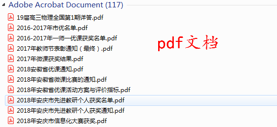 每一种软件都生成特殊格式的文档