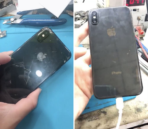 iphonex后屏碎了，换后屏多少钱