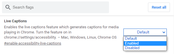 谷歌为Chrome浏览器带来Live Captions实时翻译功能
