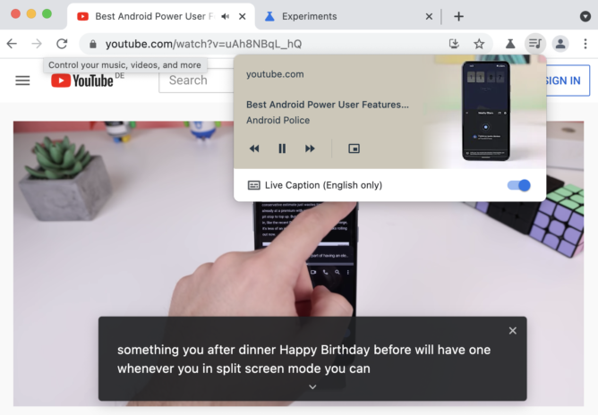 谷歌为Chrome浏览器带来Live Captions实时翻译功能