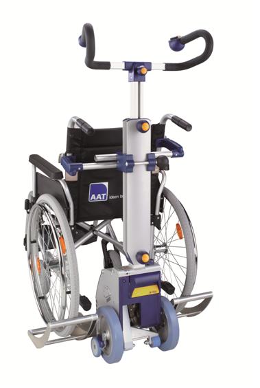 德国进口夹轮椅型爬楼机 可带各种尺寸轮椅上下楼