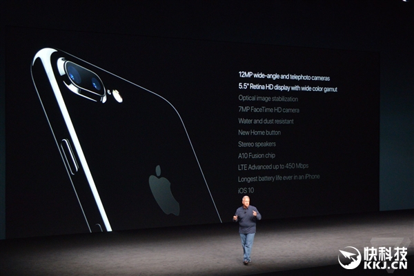iPhone 7完全规格一览：四核CPU＋双摄像头