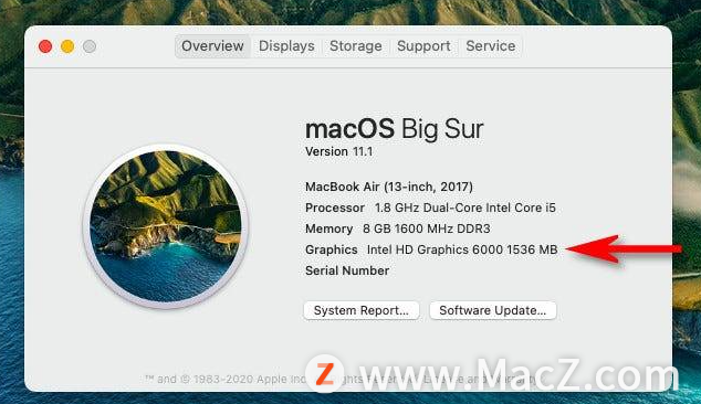 如何检查Mac配备的显卡(GPU)?