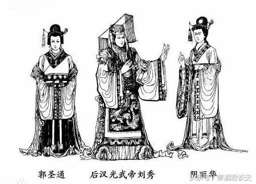 刘秀和阴丽华(故剑情深”、“娶妻当得阴丽华)