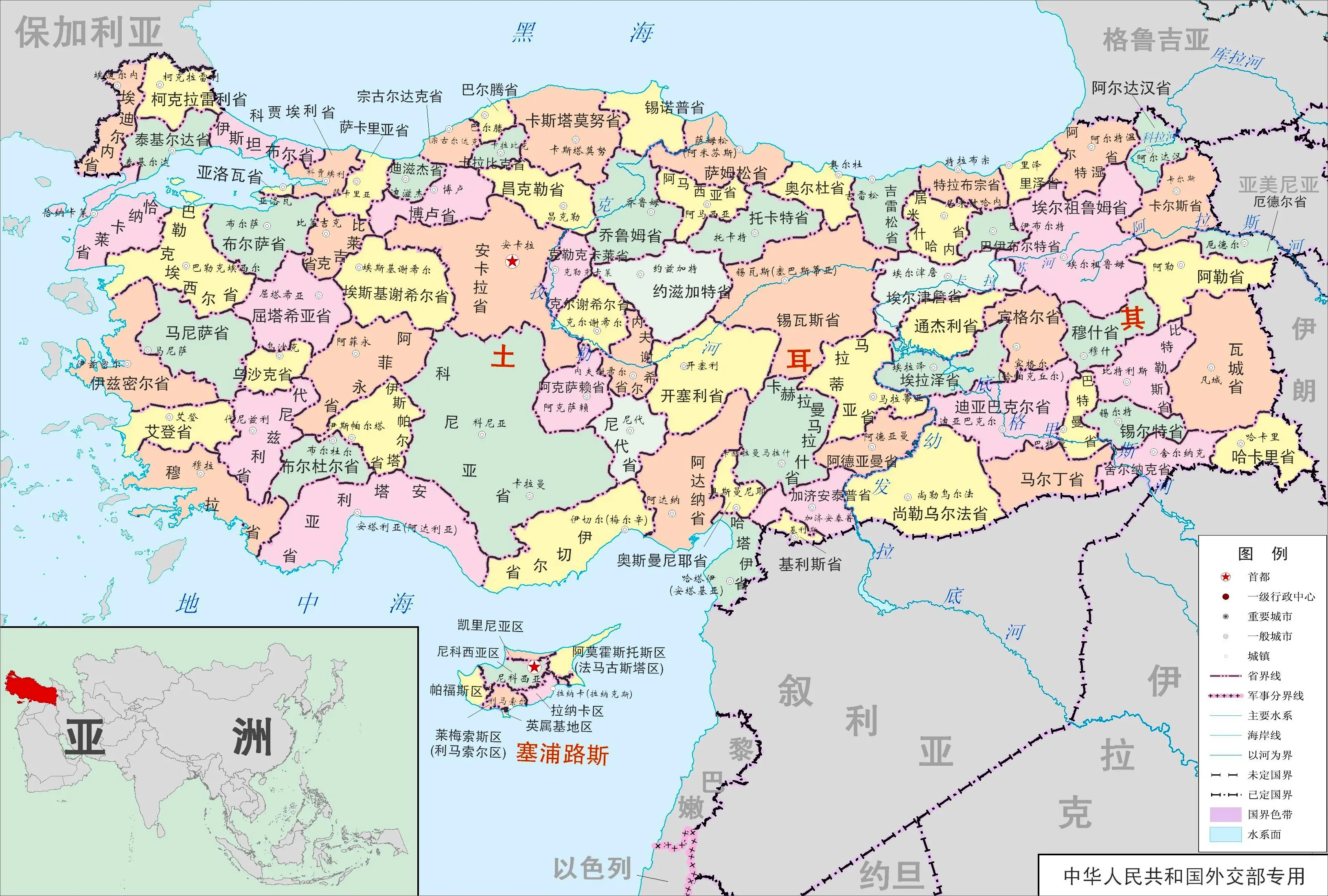 中东国家地图分布图（中东霸主是哪个国家）