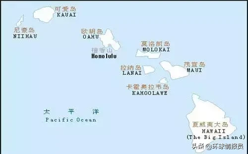 美国夏威夷属于哪个洲（夏威夷地图位置图）