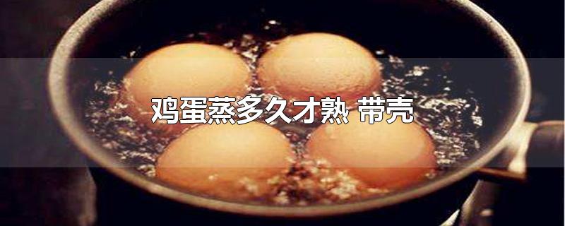 鸡蛋蒸多久才熟 带壳,隔水蒸带壳鸡蛋（鸡蛋带壳可以直接蒸吗）