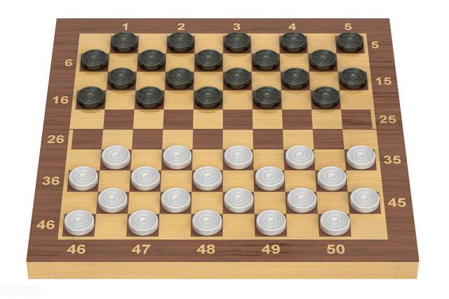 跳棋的走法图(国际象棋的初学步骤)