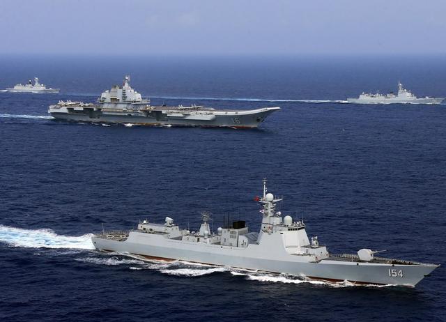 中国海军双航母编队(中国双航母图片高清大图片)
