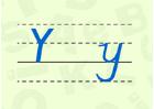 y的小写字母怎么写（二十六个英文字母写法）