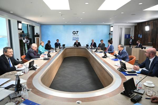 G7领导人和拜登就中国问题发生争执（因话题敏感切断网线）