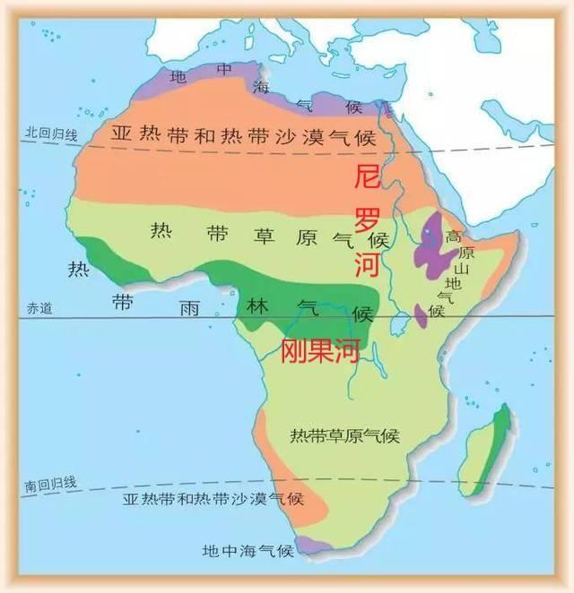 非洲的经纬度位置（非洲在中国哪个方向）